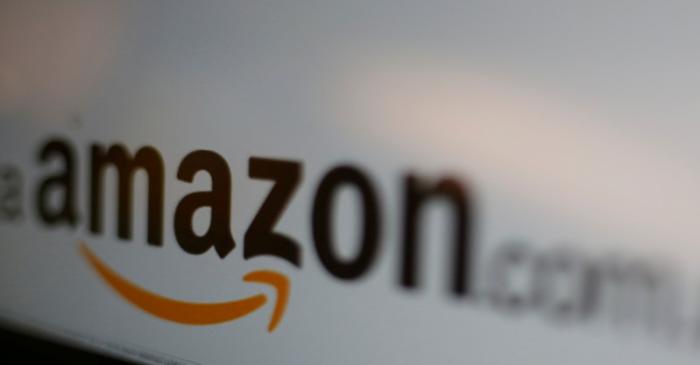 FILE PHOTO: Amazon logo is pictured in Mexico City