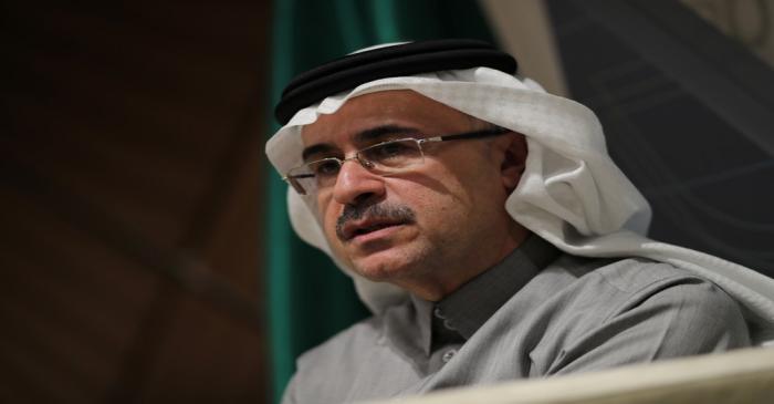 Chief Executive Officer of ARAMCO, Amin Nasser speaks during an interview with REUTERS in