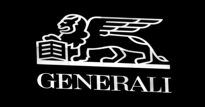 FILE PHOTO: The Generali logo is seen on the company's Tower, designed by Iraqi-British