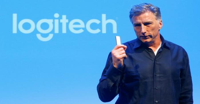 FILE PHOTO: Chief Executive Darrell of the computer peripherals maker Logitech addresses news