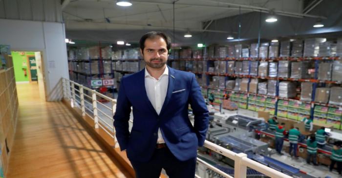 Miguel Pina Martins, CEO of Science4You, poses for a portrait at the factory in Lisbon