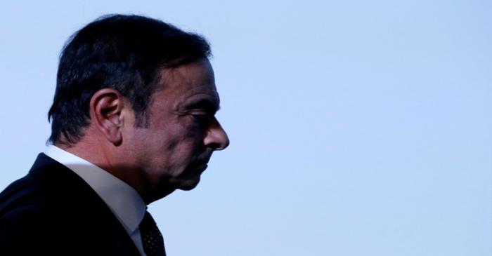 FILE PHOTO: Carlos Ghosn, chairman and CEO of the Renault-Nissan-Mitsubishi Alliance, attends