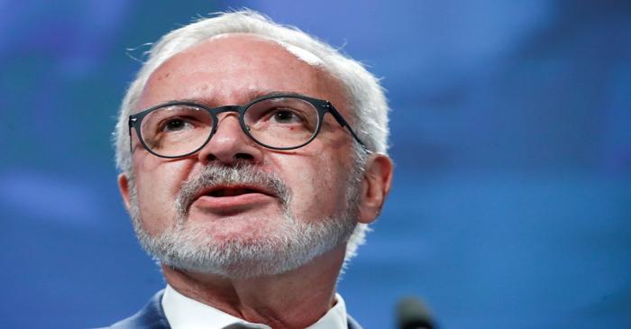 FILE PHOTO: European Investment Bank President Werner Hoyer speaks during a joint news