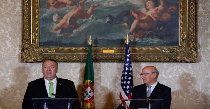 U.S. Secretary of State Pompeo and Portugal's FM Santos Silva hold a news conference in Lisbon