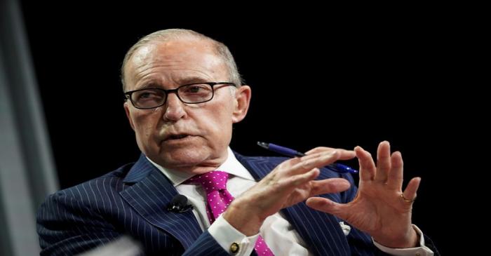 FILE PHOTO: U.S. Director of the Economic Council Larry Kudlow  speaks at an event in December