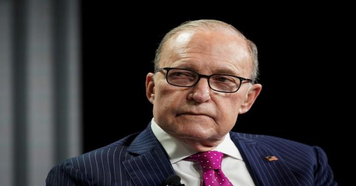 FILE PHOTO: U.S. Director of the Economic Council Larry Kudlow  speaks during the Wall Street