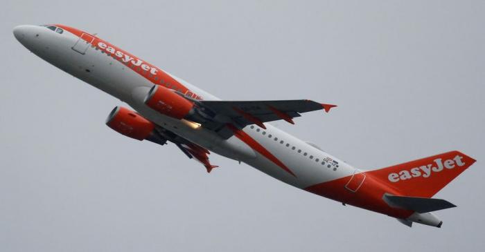 FILE PHOTO: An EasyJet  Airbus A320 is pictured at the aircraft builder's headquarters of