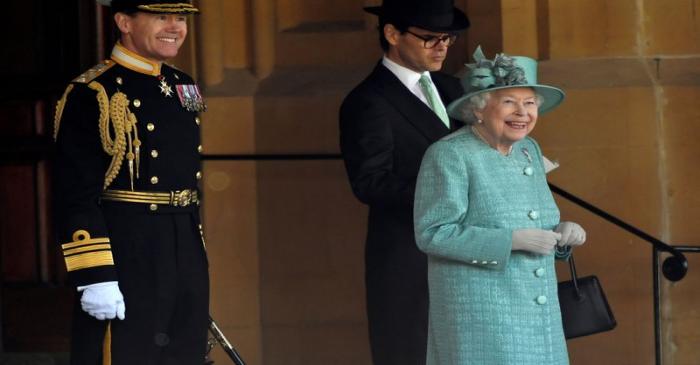 Britain's Queen Elizabeth marks her official birthday in Windsor