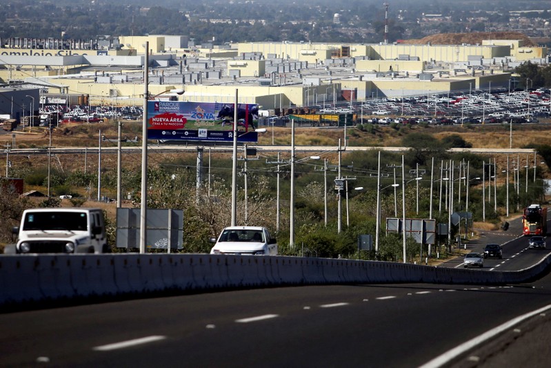 FILE PHOTO: View of the plant of General Motors in Silao