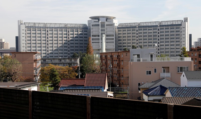 The exterior of Tokyo Detention Center is pictured in Tokyo