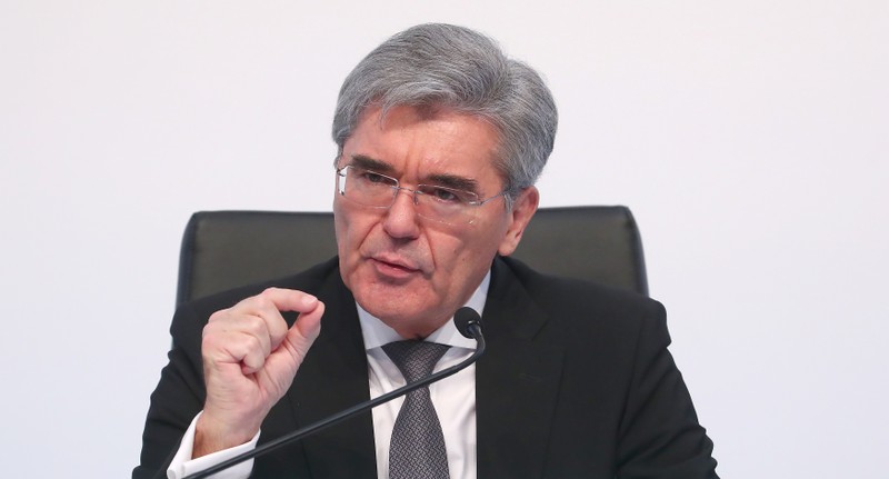 Siemens CEO Kaeser attends the company's annual news conference in Munich