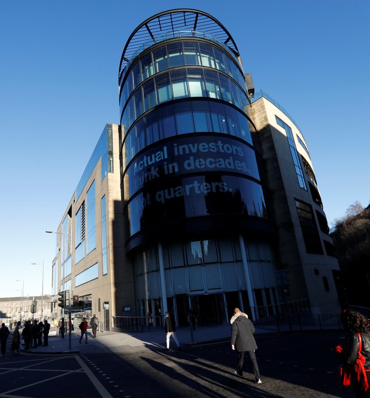 The offices of Baillie Gifford are seen in Edinburgh, Scotland