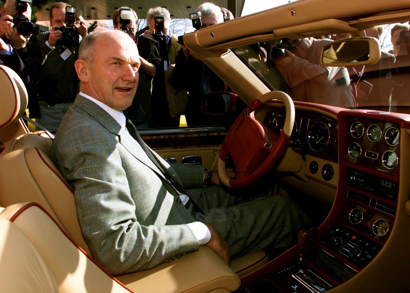 FILE PHOTO: FERDINAND PIECH, HEAD OF VOLKSWAGEN AG SITS IN BENTLEY IN WOLFSBURG.