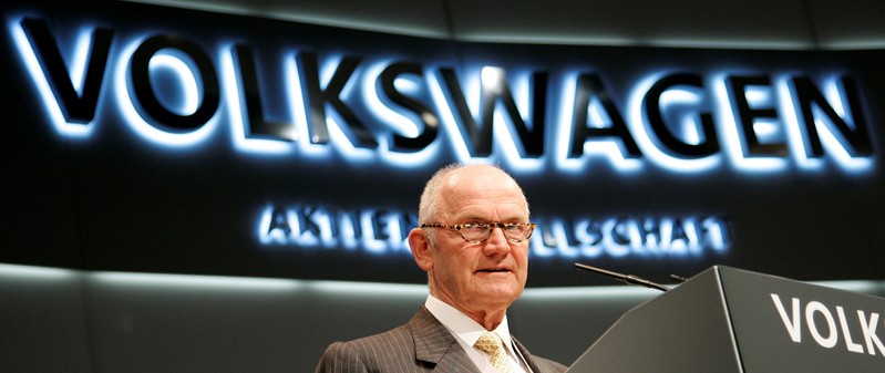 FILE PHOTO: Chairman of the Board of Volkswagen AG Piech opens the company's annual shareholder