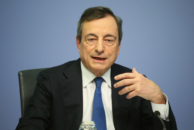 European Central Bank holds a news conference in Frankfurt