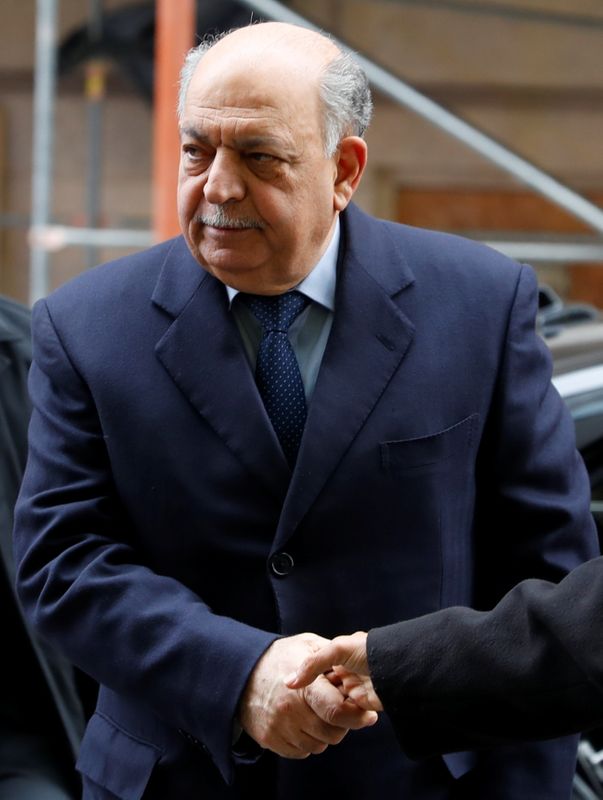 Iraqi Oil Minister Ghadhban arrives at the OPEC headquarters in Vienna