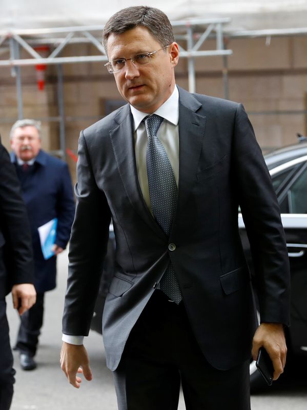 Russian Energy Minister Novak arrives at the OPEC headquarters in Vienna