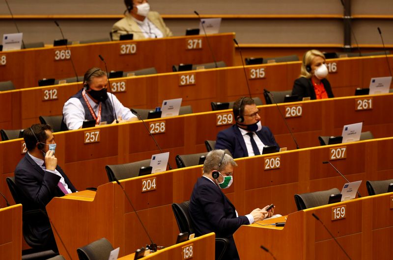 Plenary session of the European Parliament to listen a new proposal for the EU's joint 2021-27