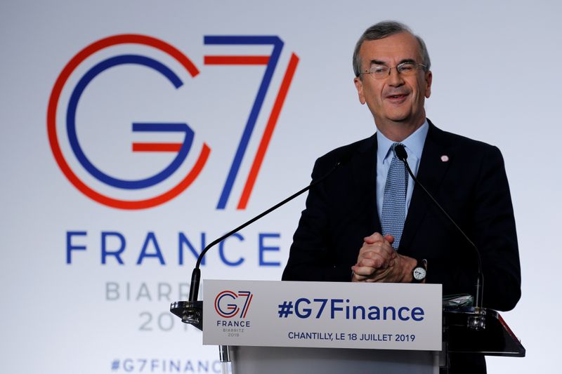 FILE PHOTO: The G7 Finance ministers and central bank governors meeting in Chantilly